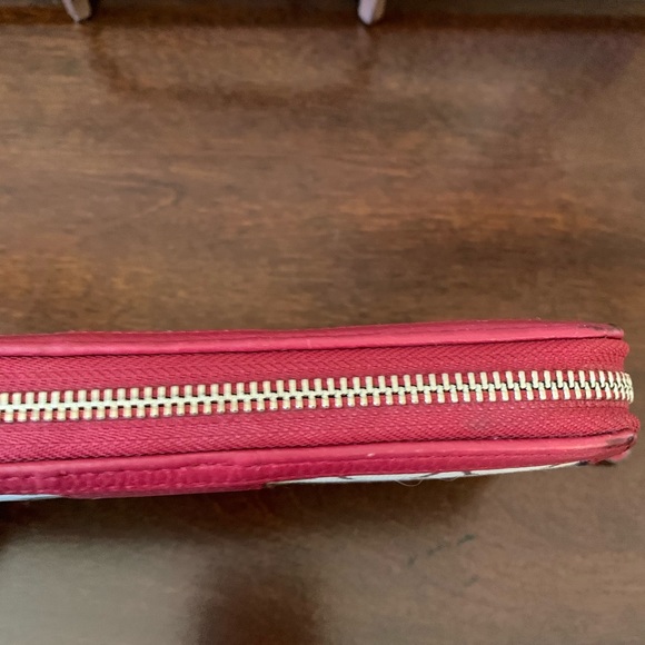 Coach Park Hono red leather bag and wallet EUC - Picture 10 of 15